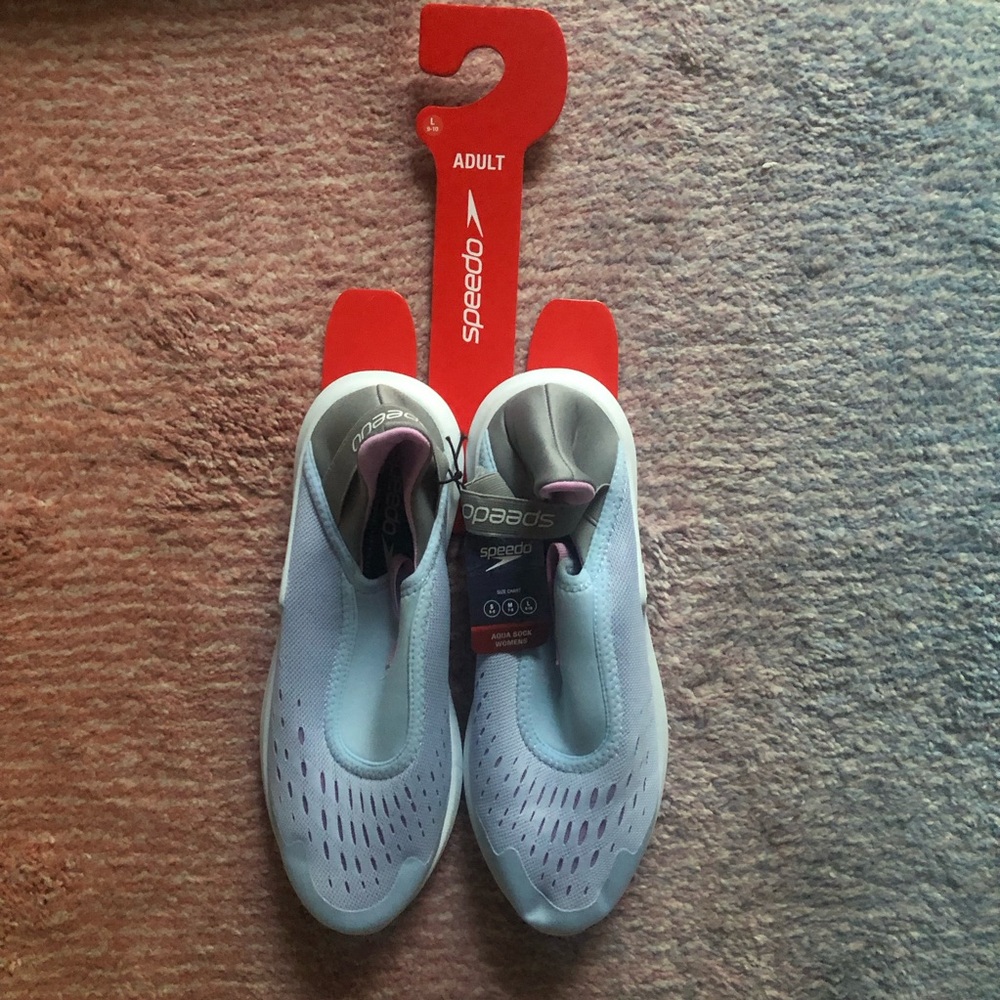 Speedo Women’s Water Shoes - Light Blue and Purple NWT